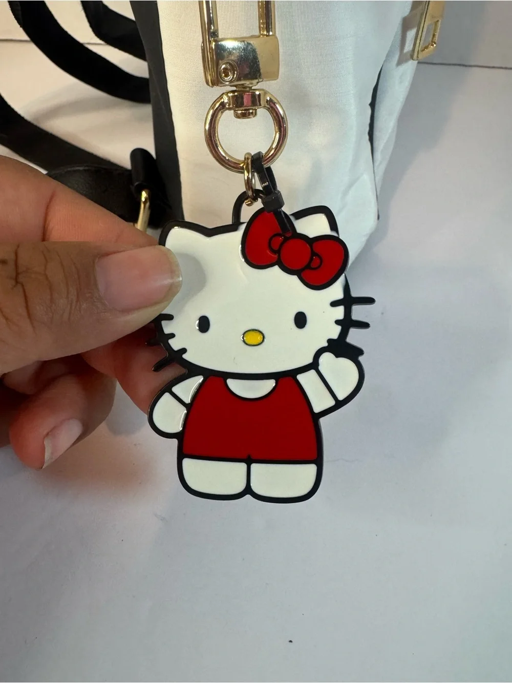 NWOT Sanrio Hello Kitty Collectible Mini Backpack Faux Leather W/ Card Holder